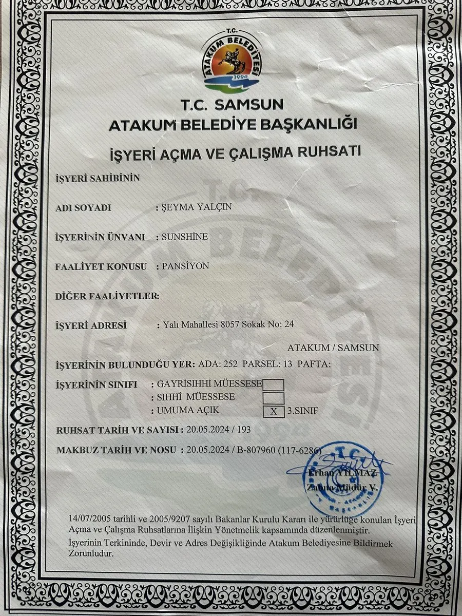 İşyeri Açma Belgesi
