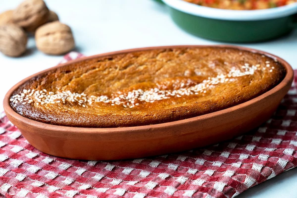 Tavada Tereyağlı Sıcak Tahin Helvası